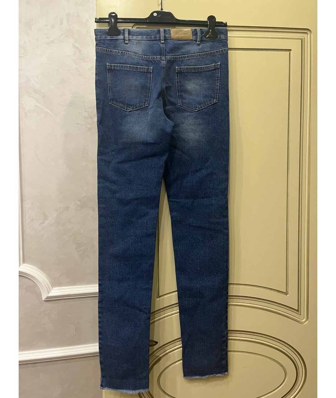 A.F.VANDEVORST Синие хлопковые джинсы слим, фото 2