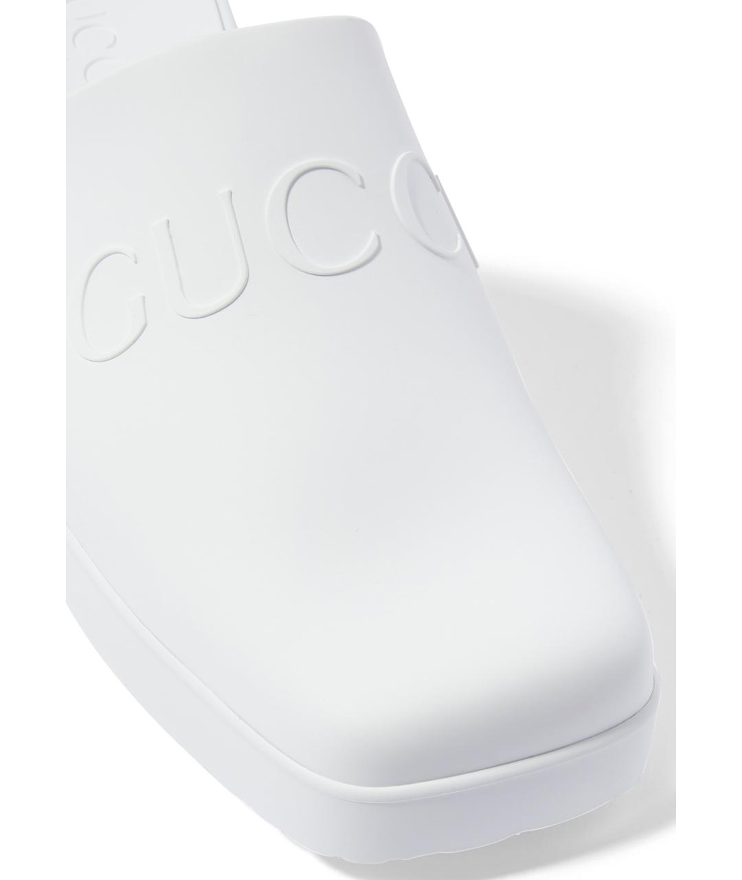 GUCCI Белые мюли, фото 2