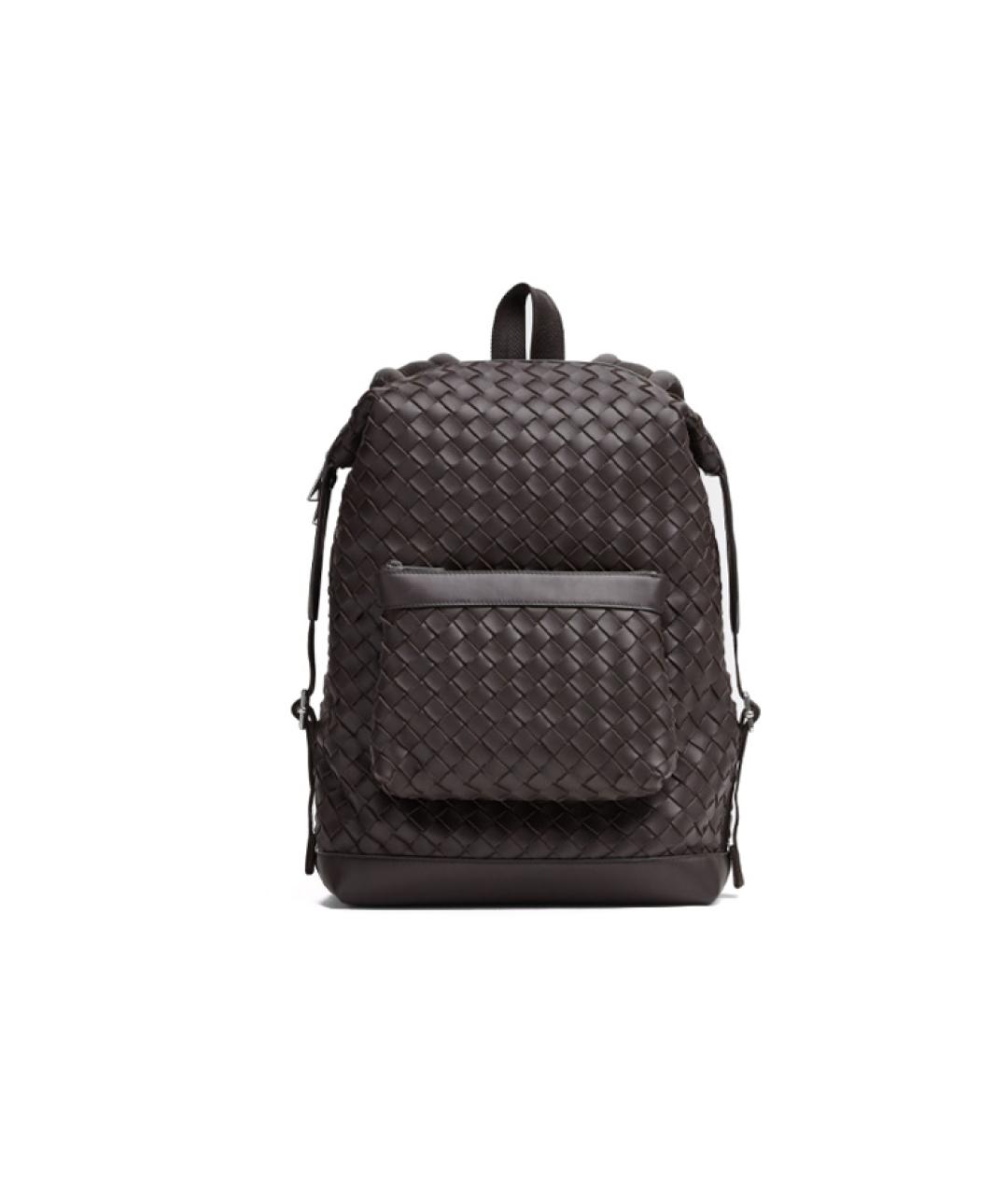 BOTTEGA VENETA Черный кожаный рюкзак, фото 1