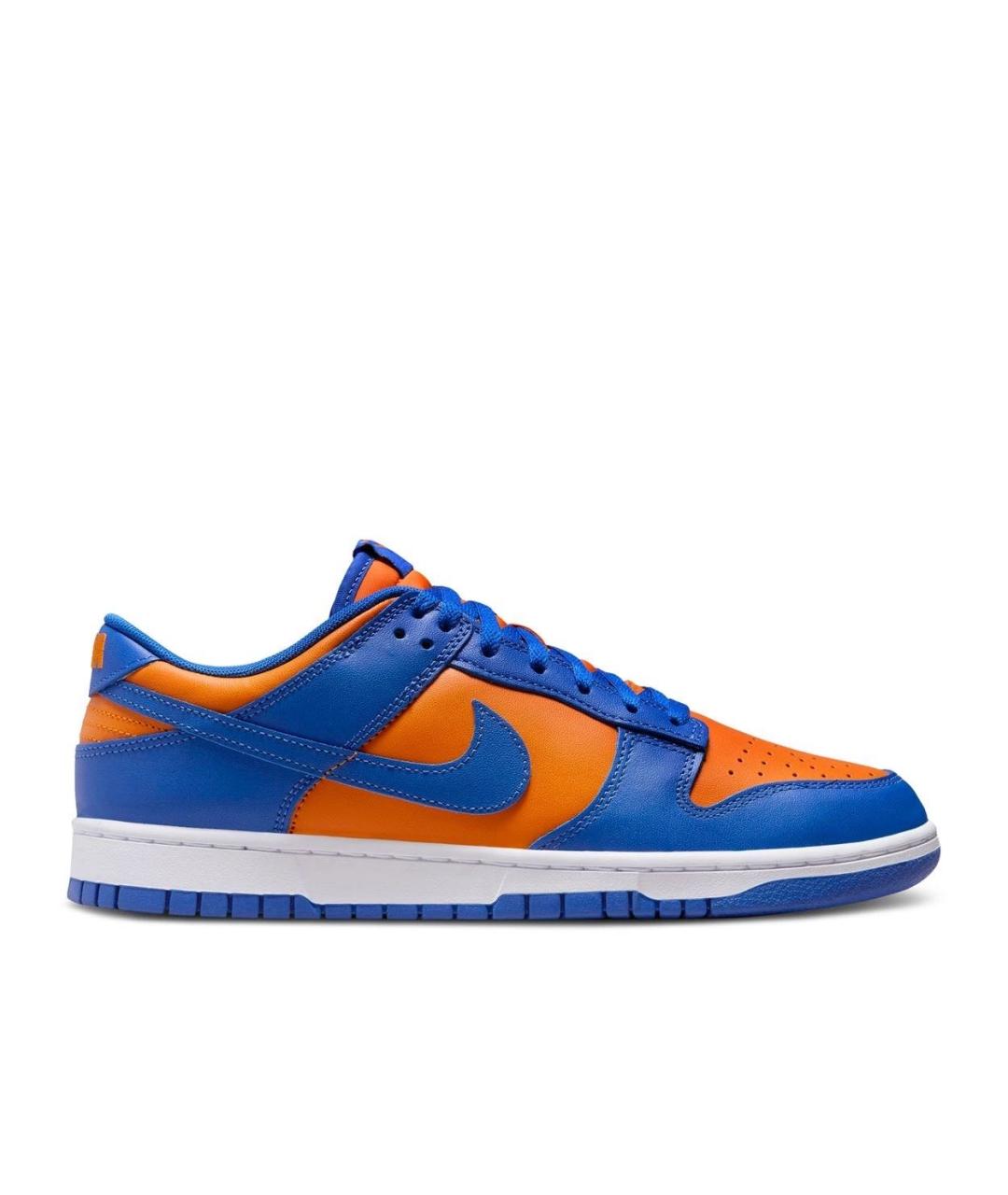 NIKE Синие кожаные низкие кроссовки / кеды, фото 5