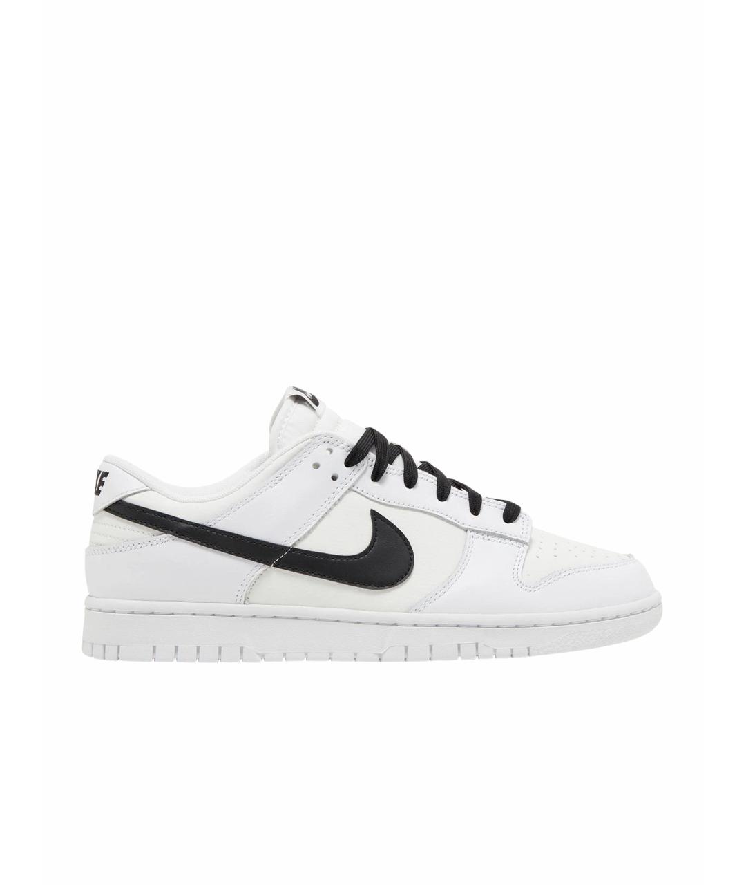 NIKE Белые кожаные низкие кроссовки / кеды, фото 1