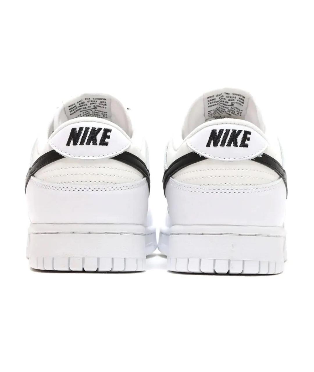 NIKE Белые кожаные низкие кроссовки / кеды, фото 4