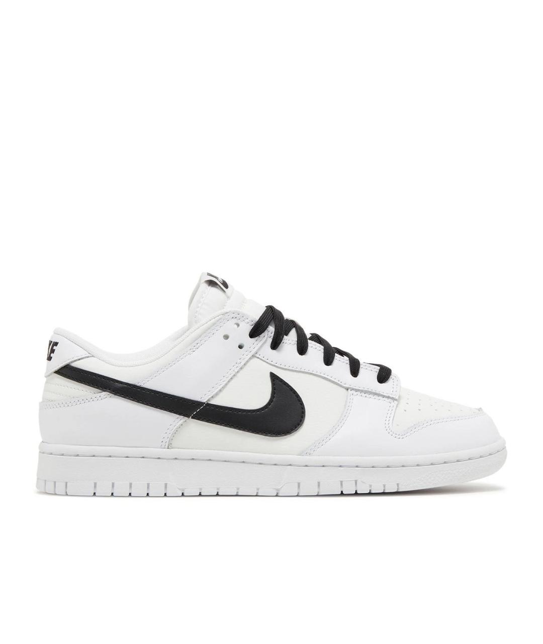 NIKE Белые кожаные низкие кроссовки / кеды, фото 5