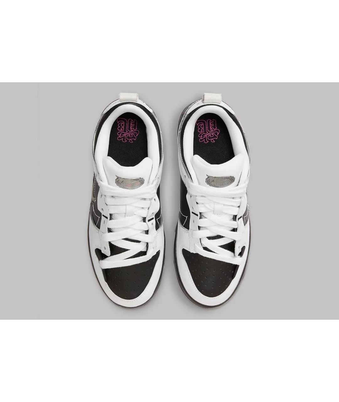 NIKE Белые кожаные низкие кроссовки / кеды, фото 3
