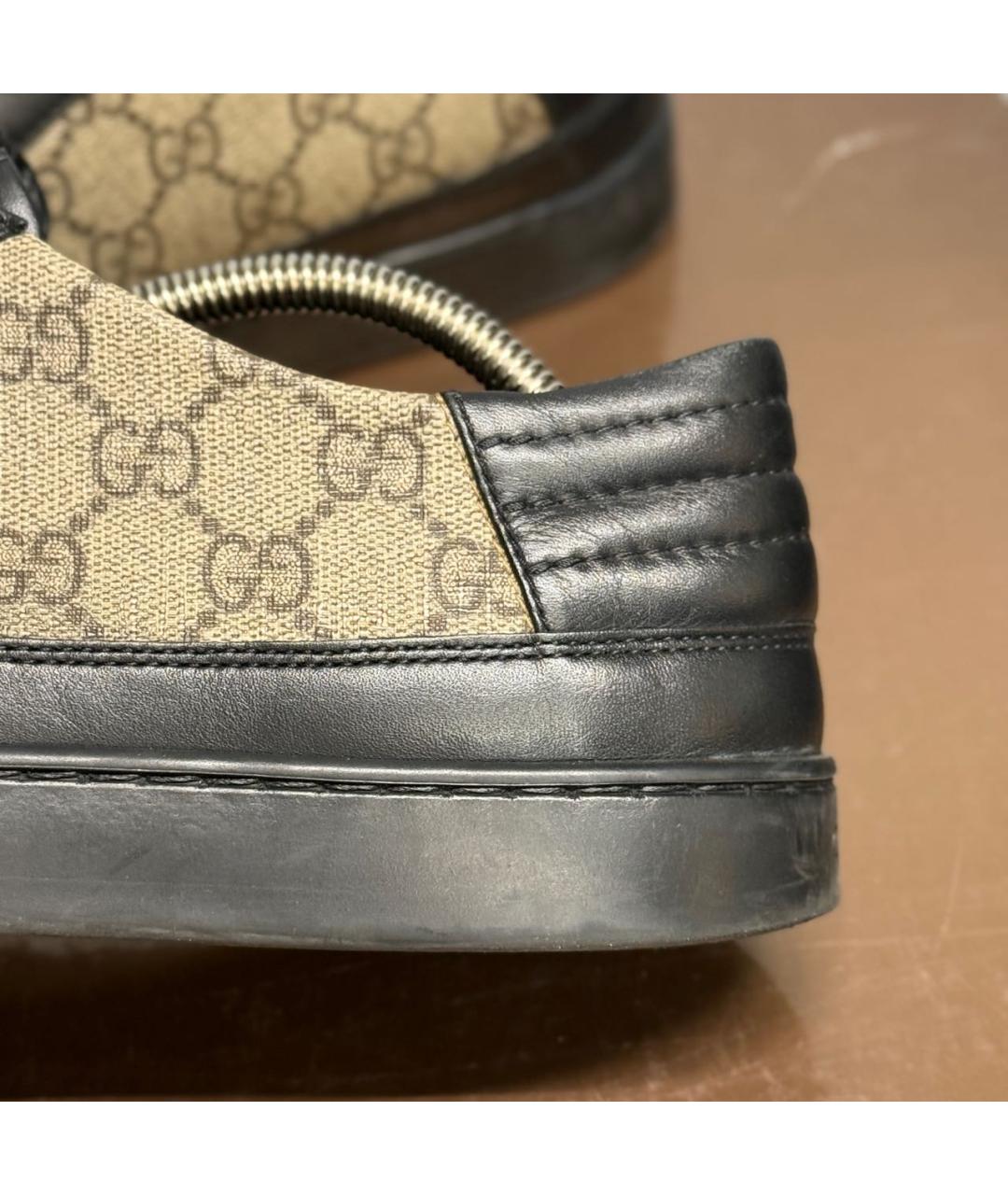 GUCCI Коричневые низкие кроссовки / кеды, фото 6