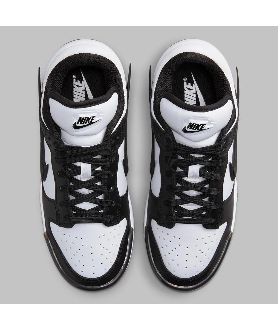 NIKE Черные кожаные низкие кроссовки / кеды, фото 3