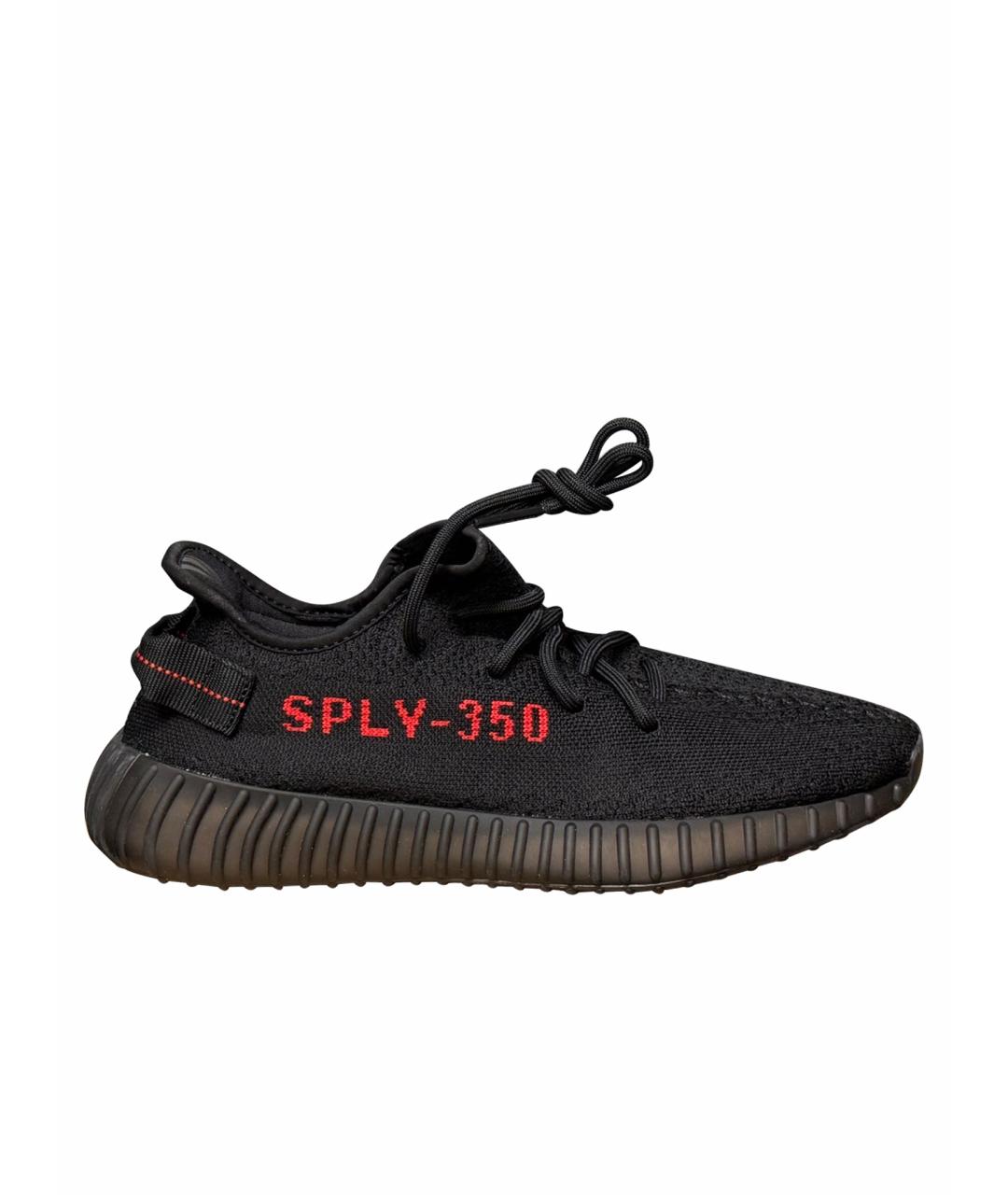 ADIDAS YEEZY Черные низкие кроссовки / кеды, фото 1