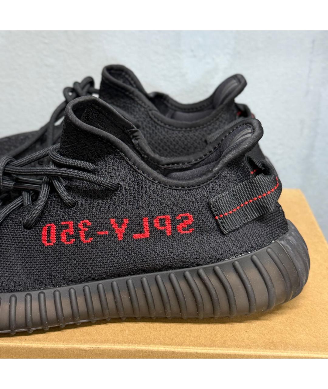 ADIDAS YEEZY Черные низкие кроссовки / кеды, фото 3
