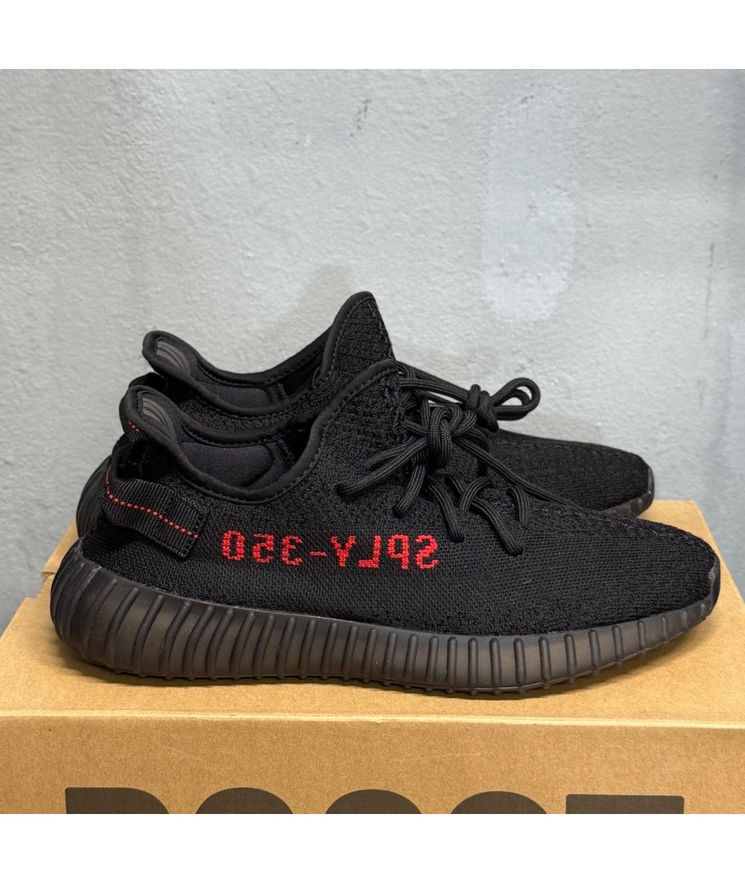 ADIDAS YEEZY Черные низкие кроссовки / кеды, фото 6