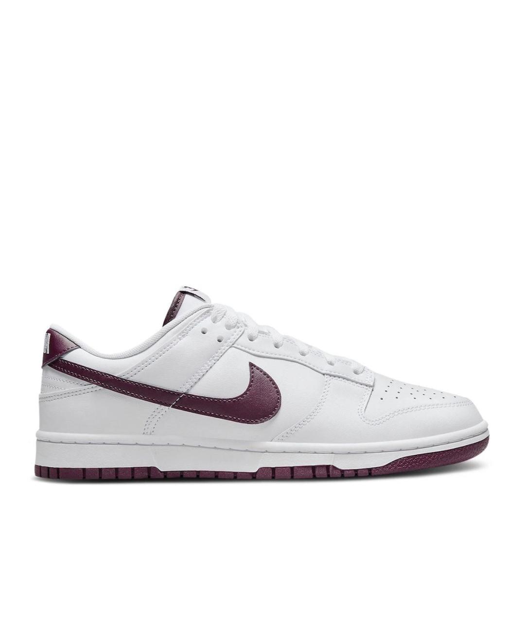 NIKE Белые кожаные низкие кроссовки / кеды, фото 5