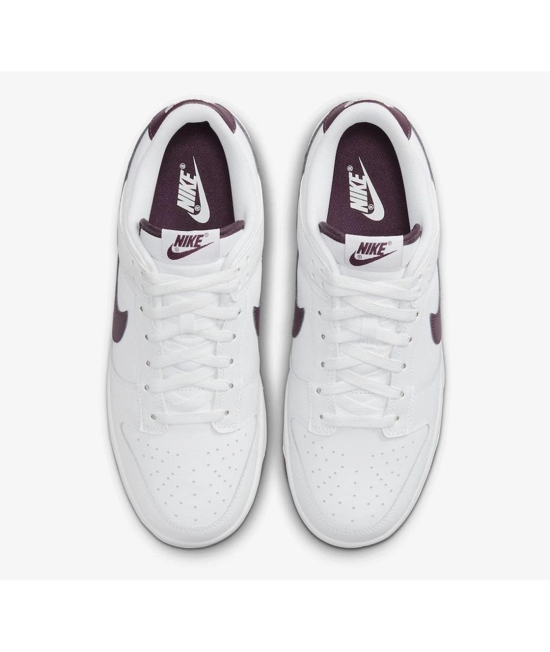 NIKE Белые кожаные низкие кроссовки / кеды, фото 3