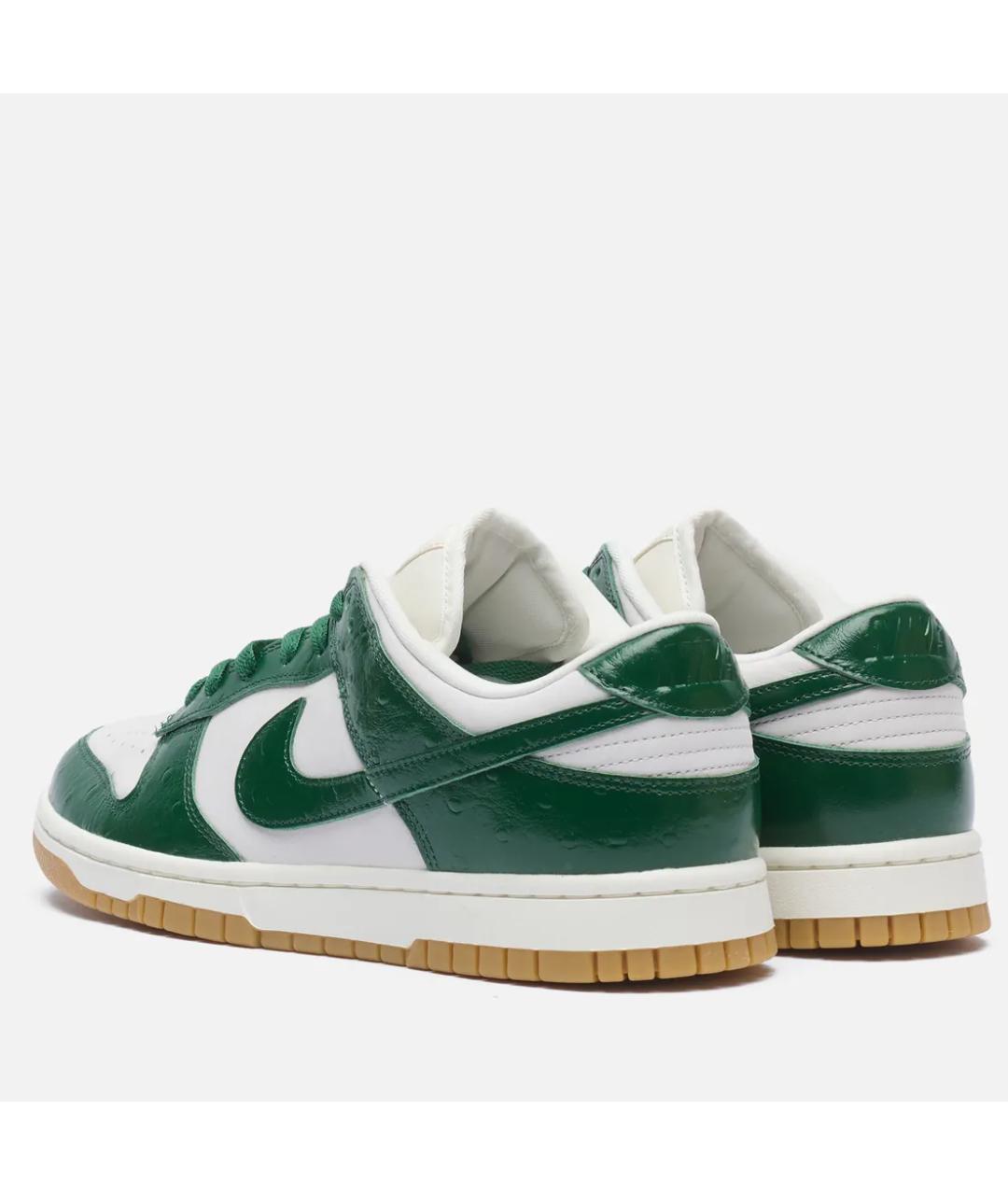 NIKE Зеленые кроссовки из лакированной кожи, фото 4