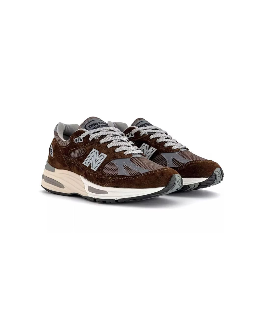 NEW BALANCE Коричневые низкие кроссовки / кеды, фото 3