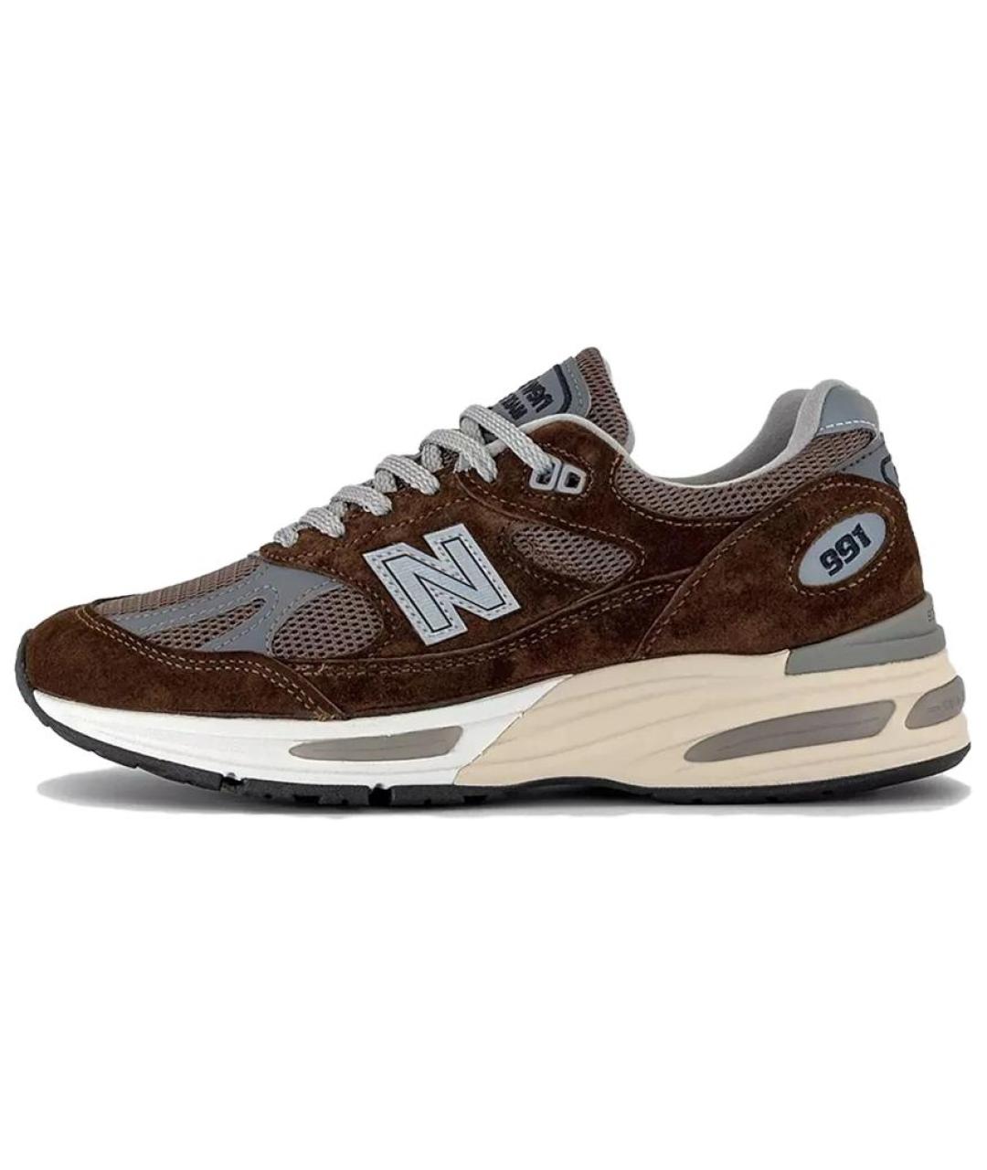 NEW BALANCE Коричневые низкие кроссовки / кеды, фото 2