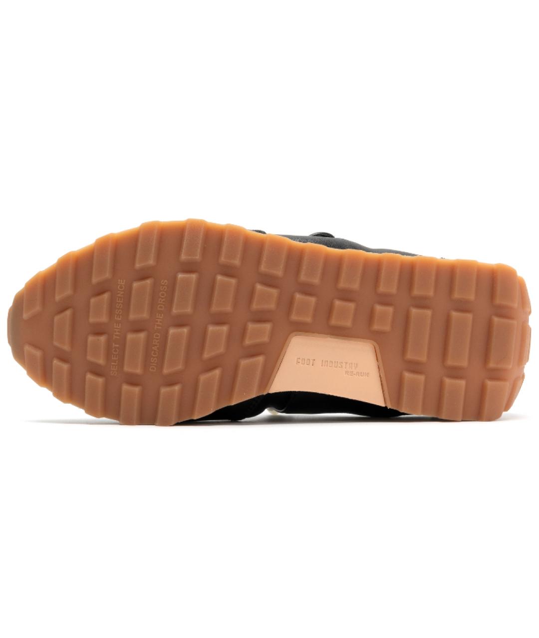 FOOT INDUSTRY Черные кожаные балетки, фото 5