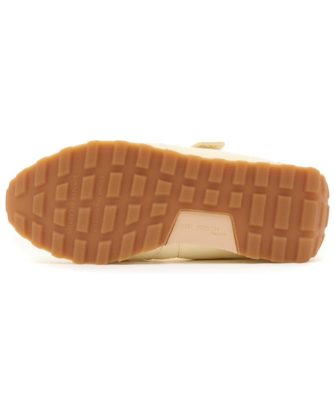 FOOT INDUSTRY Бежевые кожаные балетки, фото 5