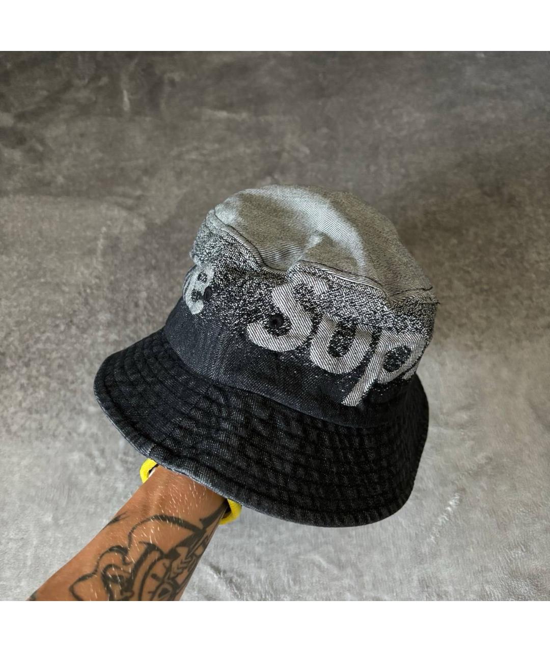 SUPREME Серая хлопковая кепка/бейсболка, фото 2