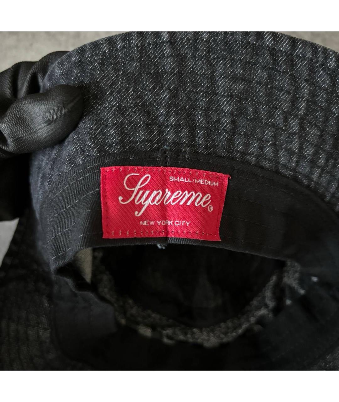 SUPREME Серая хлопковая кепка/бейсболка, фото 3