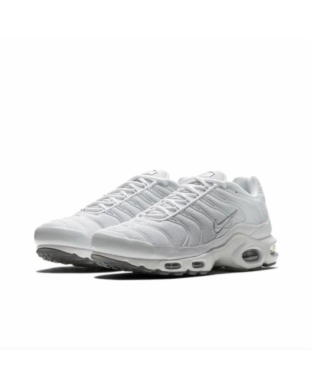 NIKE Белые синтетические низкие кроссовки / кеды, фото 3