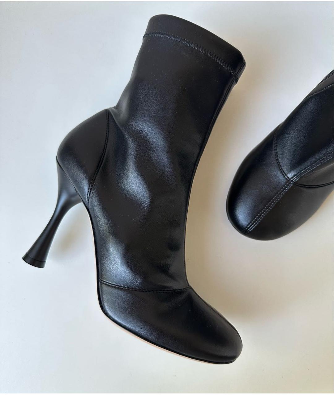 GIANVITO ROSSI Черные кожаные ботильоны, фото 3