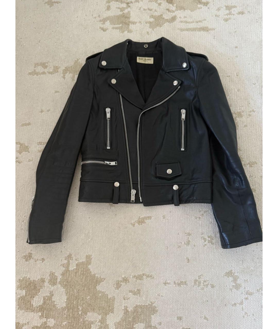 SAINT LAURENT Черная куртка, фото 5