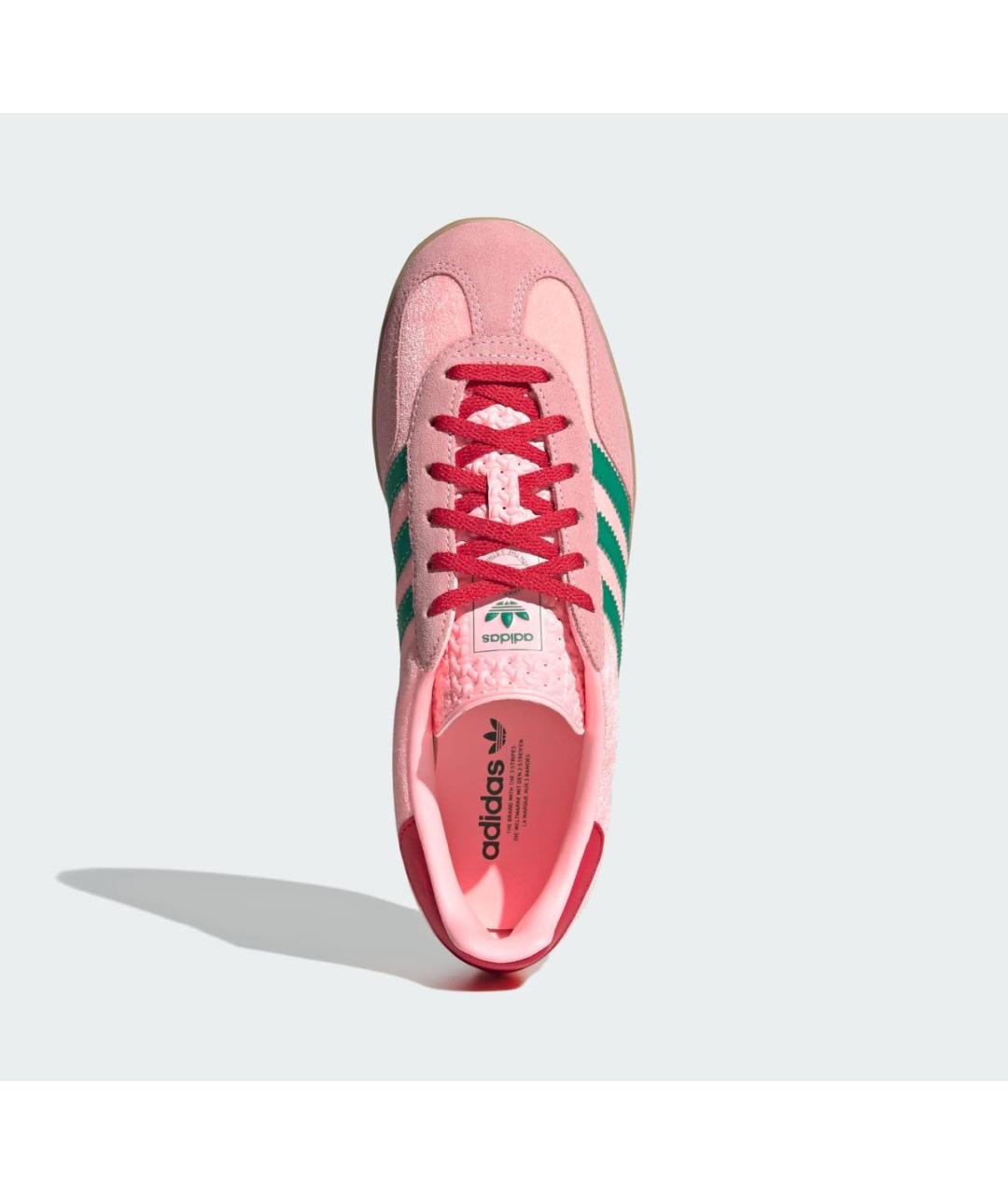 ADIDAS Розовые кожаные кеды, фото 2