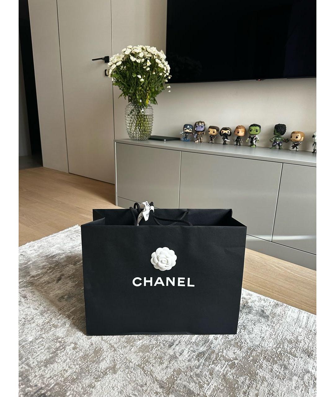 CHANEL Черные замшевые мокасины, фото 5