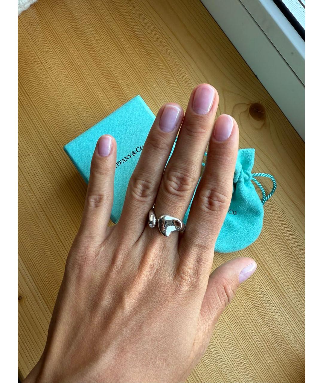 TIFFANY&CO Серебряное серебряное кольцо, фото 8