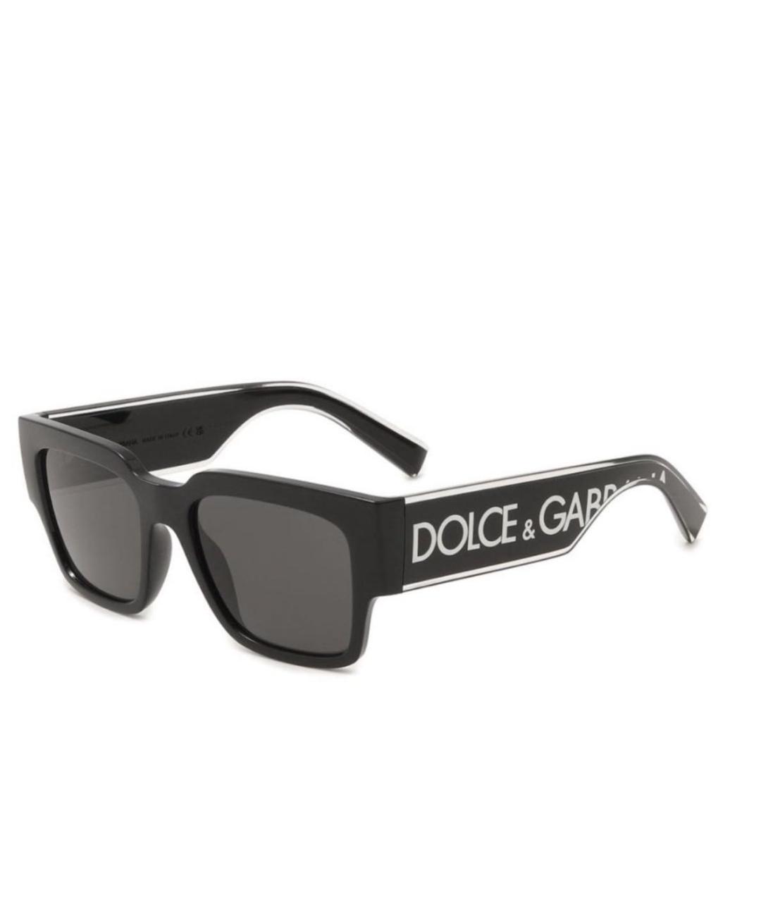 DOLCE&GABBANA Черные солнцезащитные очки, фото 6