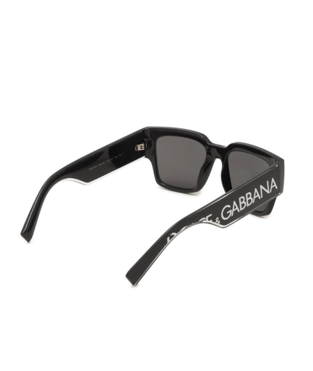 DOLCE&GABBANA Черные солнцезащитные очки, фото 3