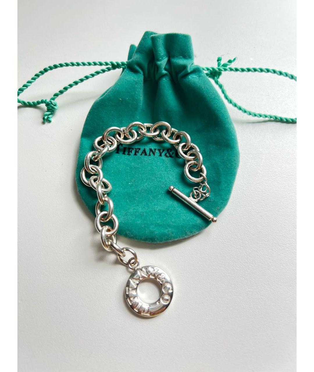 TIFFANY&CO Белый серебряный браслет, фото 2
