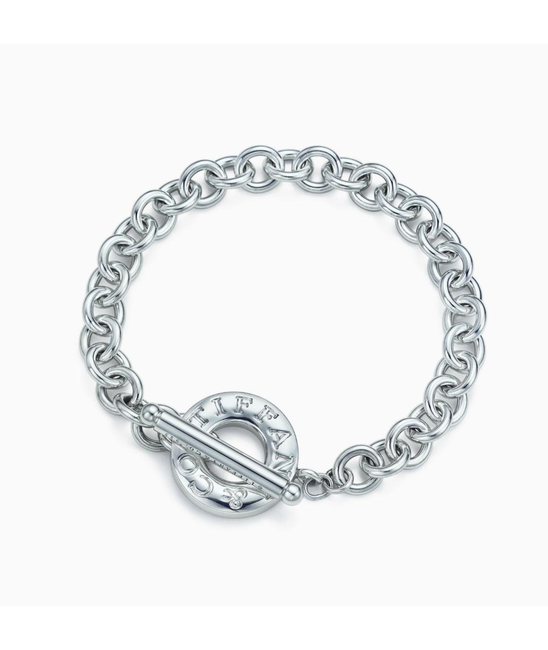 TIFFANY&CO Белый серебряный браслет, фото 5