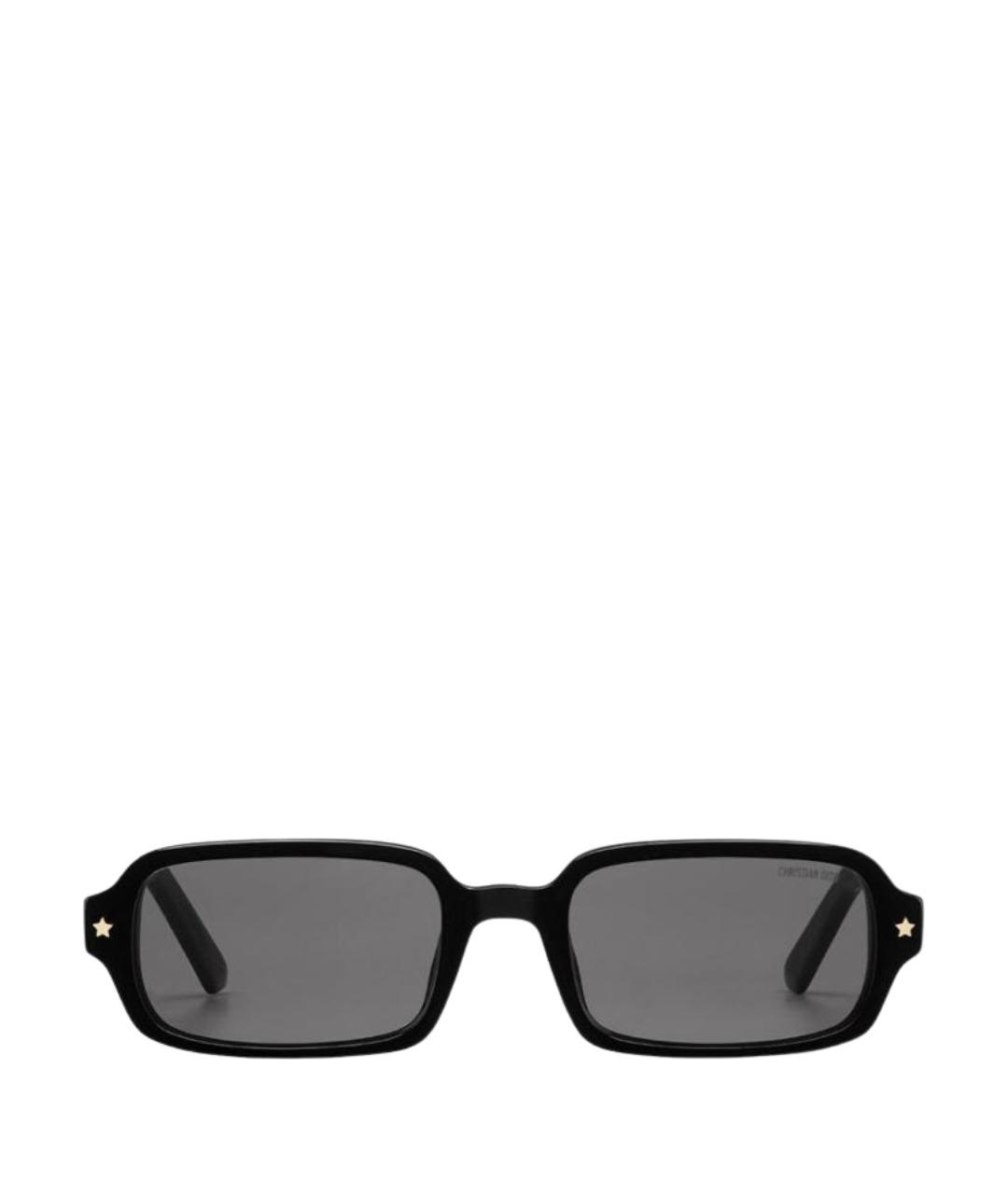 CHRISTIAN DIOR Черные пластиковые солнцезащитные очки, фото 1