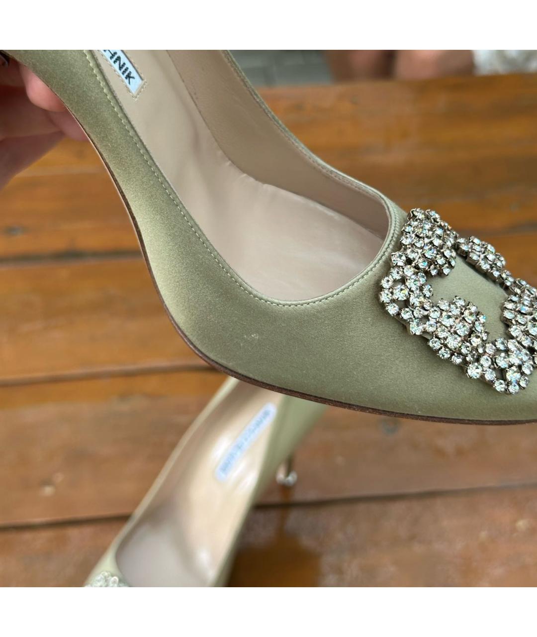 MANOLO BLAHNIK Текстильные туфли, фото 7