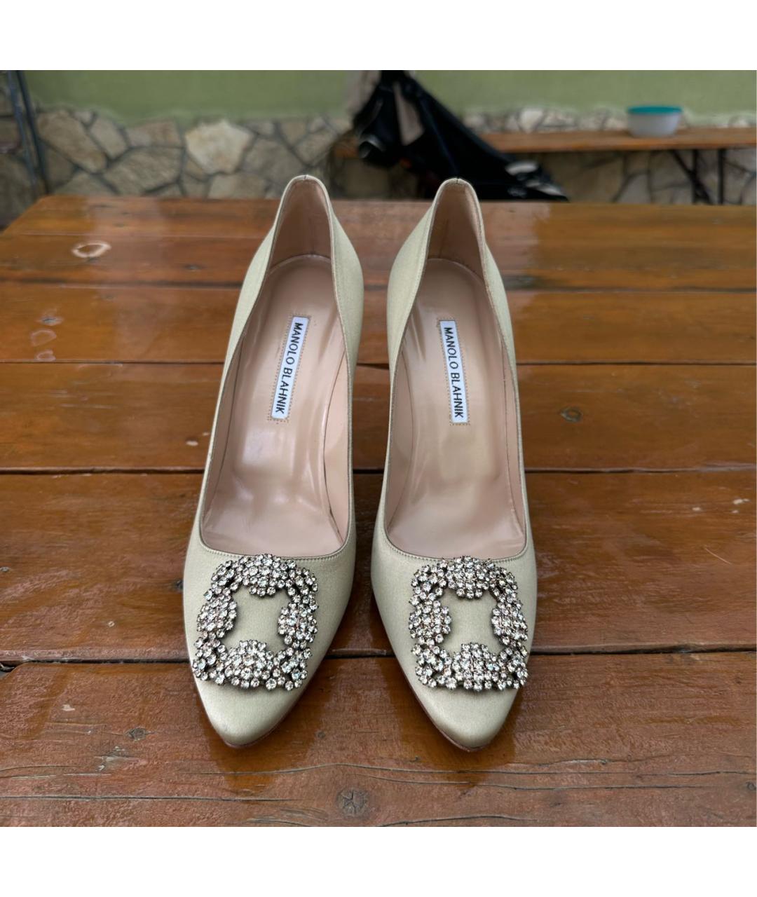 MANOLO BLAHNIK Текстильные туфли, фото 2