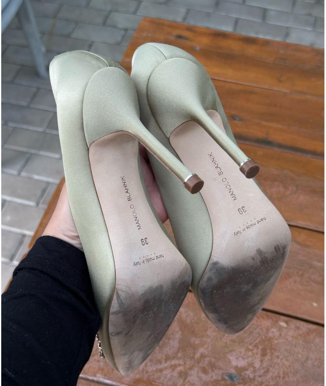 MANOLO BLAHNIK Текстильные туфли, фото 6