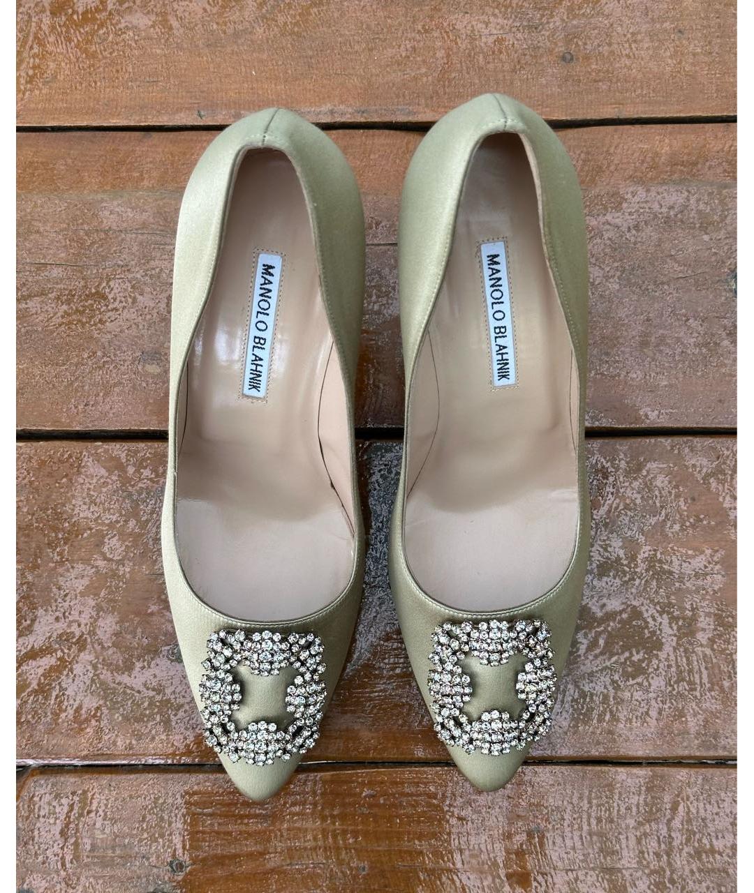 MANOLO BLAHNIK Текстильные туфли, фото 3
