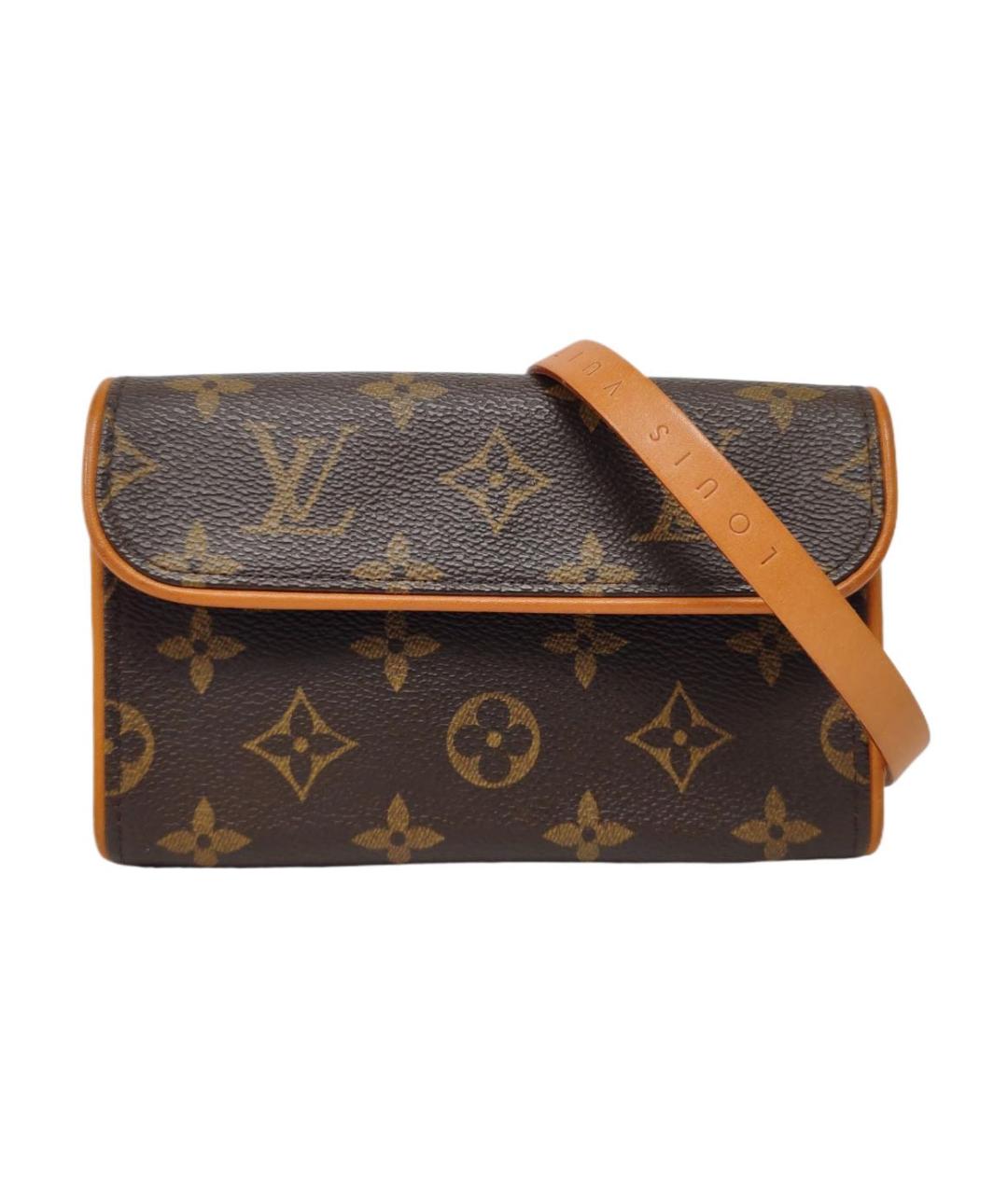 LOUIS VUITTON Коричневая поясная сумка, фото 1
