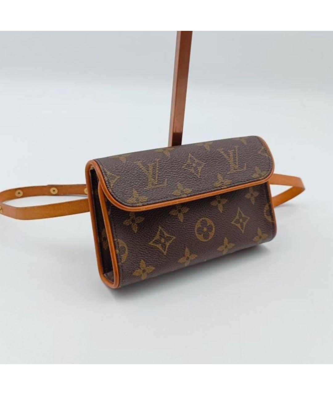 LOUIS VUITTON Коричневая поясная сумка, фото 4