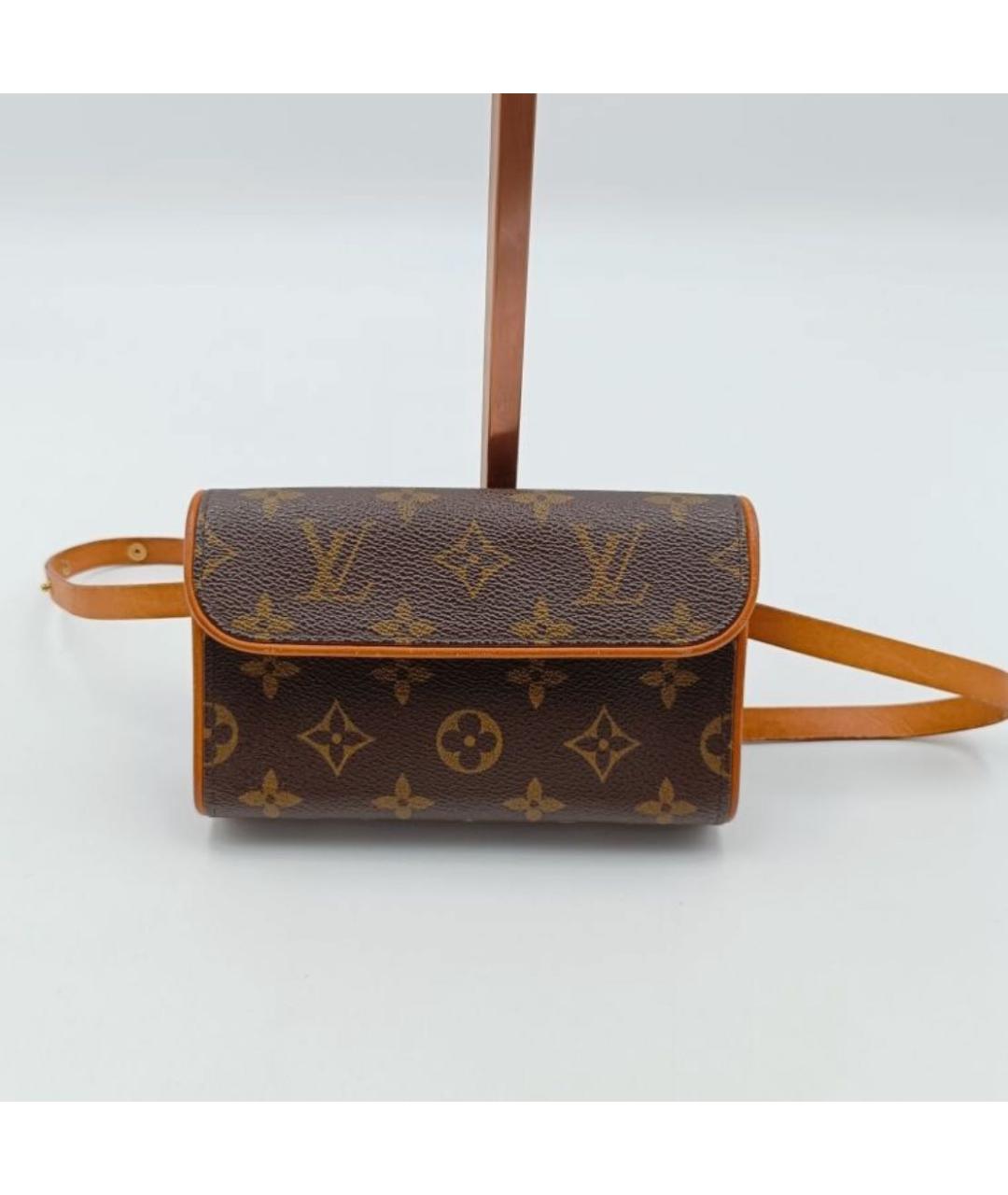 LOUIS VUITTON Коричневая поясная сумка, фото 2