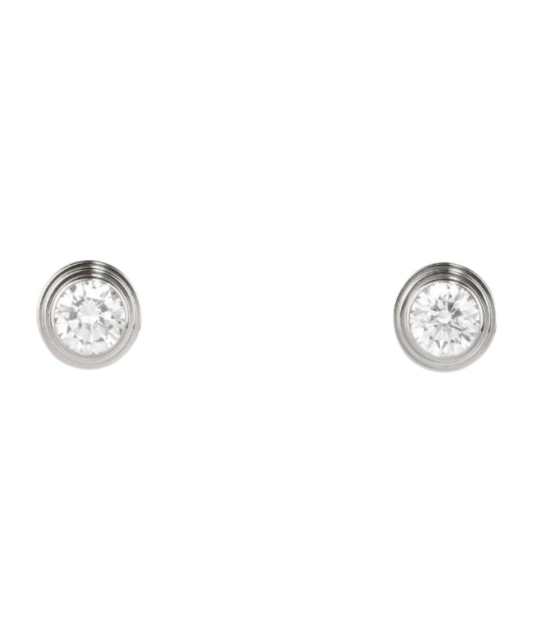 CARTIER Серебряные серьги из белого золота, фото 6