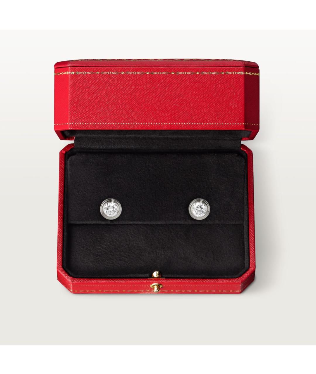 CARTIER Серебряные серьги из белого золота, фото 5