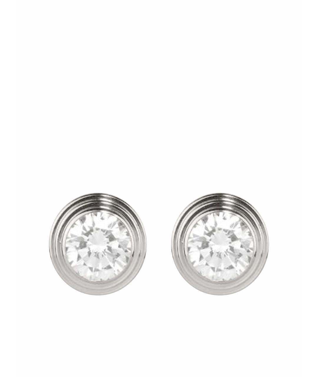 CARTIER Серебряные серьги из белого золота, фото 1
