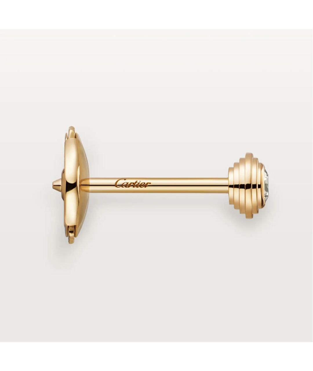 CARTIER Золотые серьги из желтого золота, фото 2