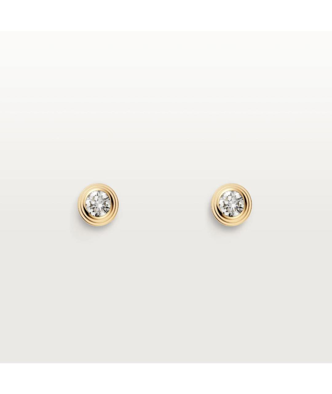 CARTIER Золотые серьги из желтого золота, фото 6