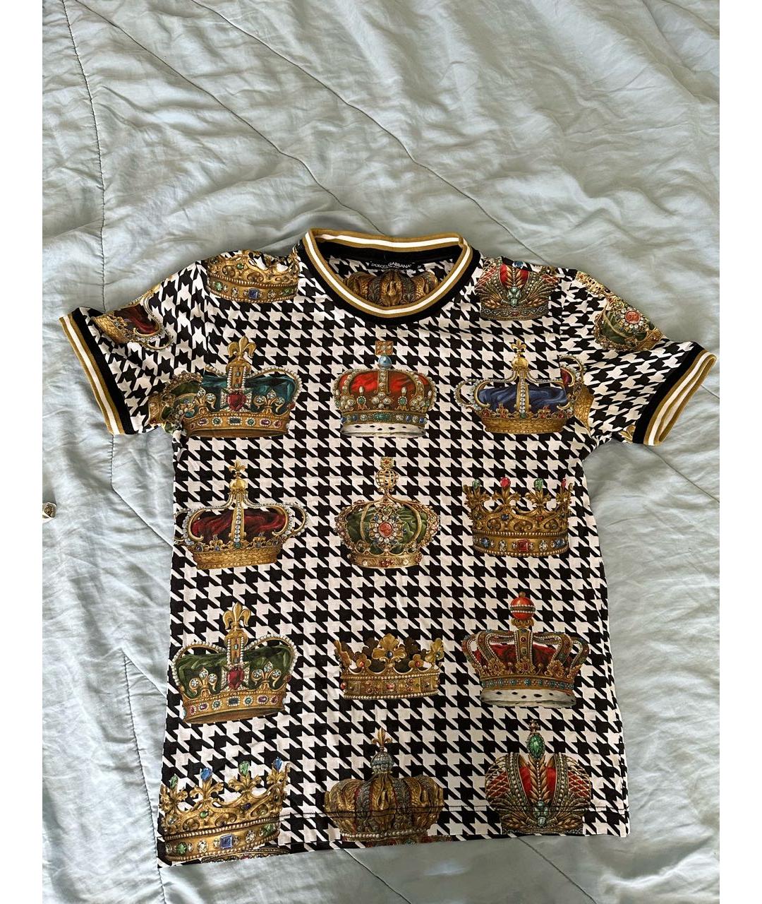 DOLCE&GABBANA Мульти футболка, фото 3