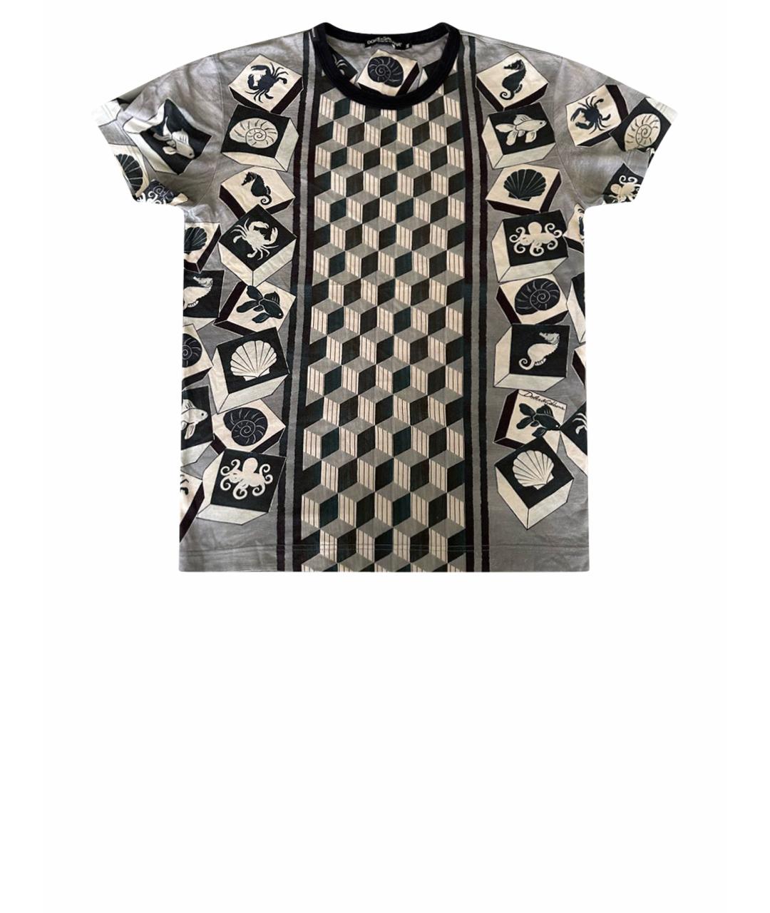 DOLCE&GABBANA Мульти футболка, фото 1