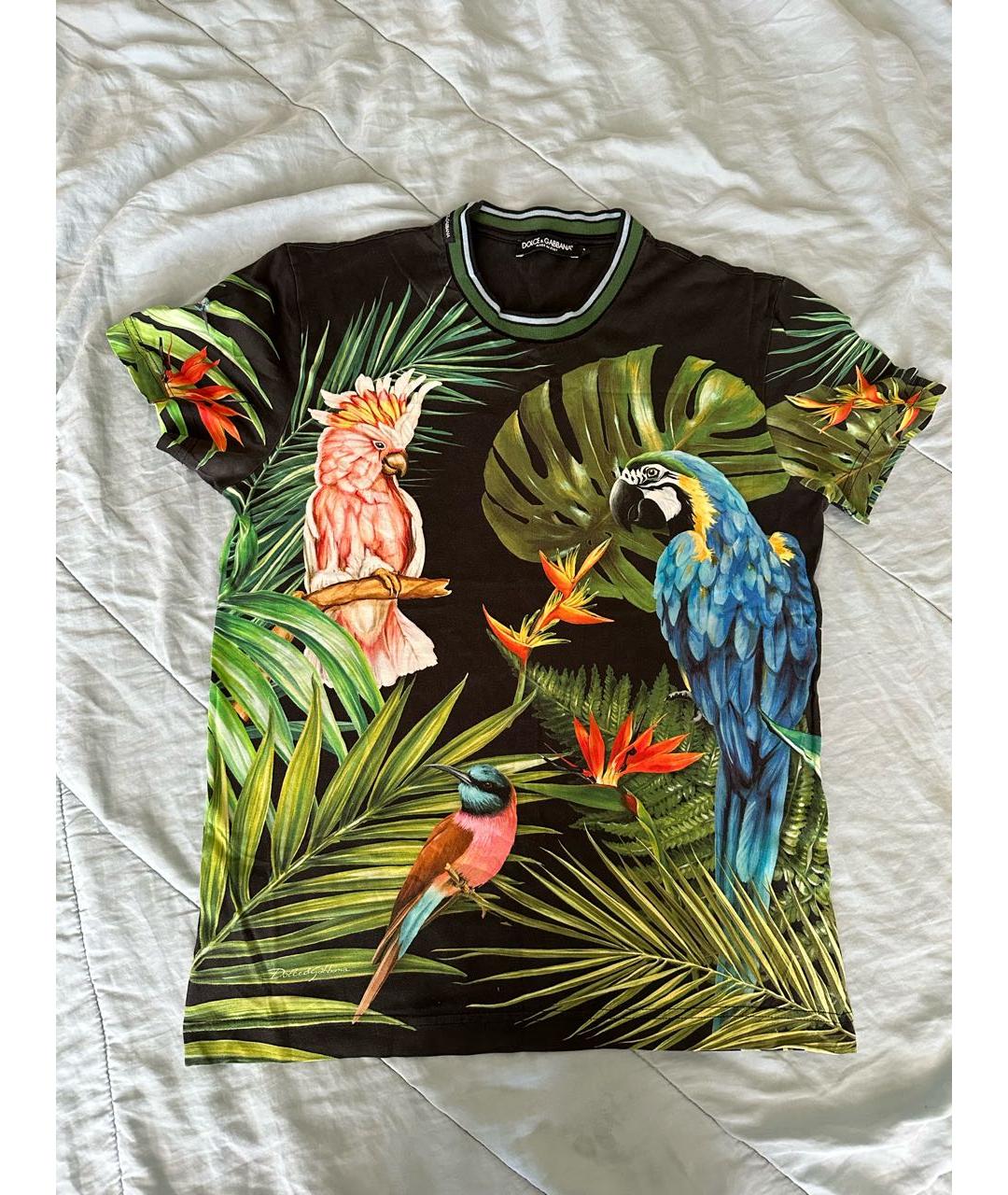 DOLCE&GABBANA Мульти футболка, фото 3