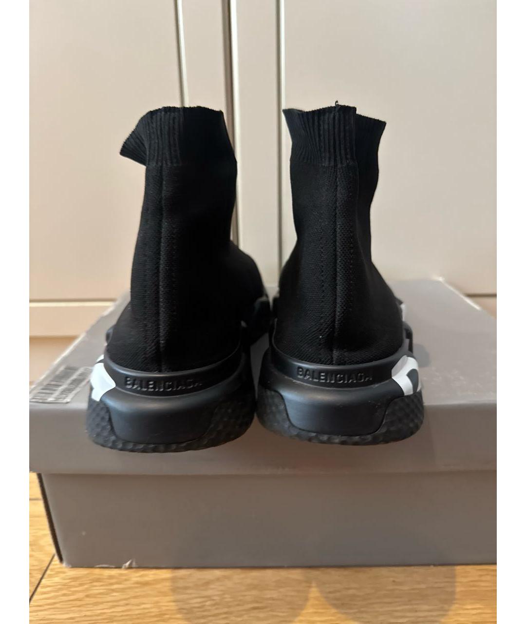 BALENCIAGA Черные высокие кроссовки / кеды, фото 4