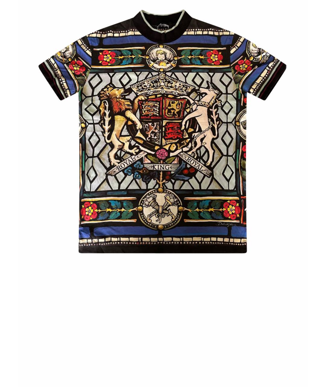 DOLCE&GABBANA Мульти футболка, фото 1
